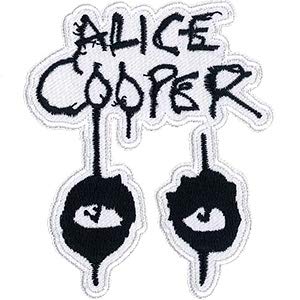C&D Visionary Patch Alice Cooper Eyes Remendo, preto e branco (CDs)