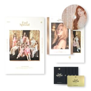 TWICE 8th Mini Album - FEEL SPECIAL [ A ver. ] CD + Photobook + Lyrics Paper + Photocards - TWICE (CDs)
