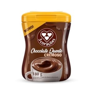 3 Corações Chocolate Quente Cremoso, 180g (Café)