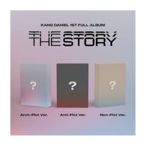 Kang Daniel The Story 1st Full Album 3 Version SET CD+60p PhotoBook+16p Lyrics Book+1p Poster On Pack+1ea Sticker+1p Symbol Card+1ea Magnet+1p Note Card+1p PostCard+2p PhotoCard+Trakcing Sealed (CDs)