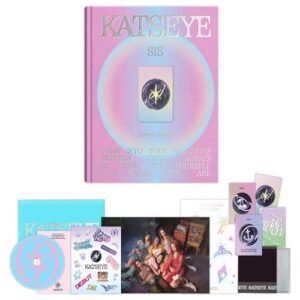 KATSEYE - EP [SIS] (SOFT Ver. PINK) Cover + Photocard + Photobook + Folded Poster + CD - KATSEYE (CDs)