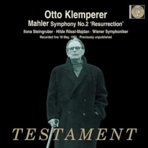 Mahler Symphony No.2 Resurrection. (Ilona Steingruber Soprano. Hilde Rossl-Majdan Mezzo-Sopr - Mahler (CDs)