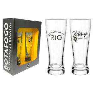 Copo Chopp Lager 300ml Botafogo C/2 Allmix (Cervejas)