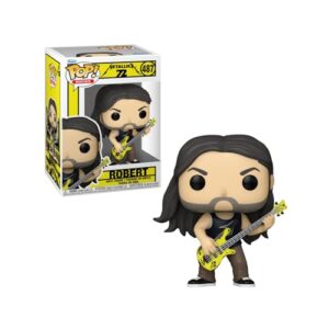 Candide, Boneco, Funko POP! Robert, Rocks Metallica - 10 cm (Discos de Vinil)