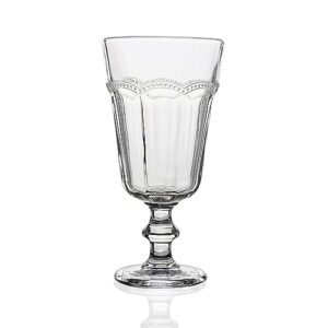 G Pearl Ridge – Conjunto de 6 copos de vinho grandes sem haste com 330 ml para bebidas pesadas para bebidas vermelhas, brancas, sucos, leite, coca, cerveja, bebidas alcoólicas, copos de água temperadas duráveis para uso diário (Cervejas)