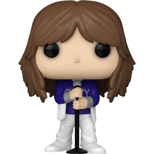 POP Rocks: Boneco de vinil Funko Ozzy Osbourne (incluído com caixa protetora compatível), multicolorido, 9,5 cm (Discos de Vinil)