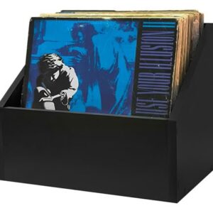 Nicho Preto Para Discos Lp Vinil Slim (Preto) (Equipamentos)
