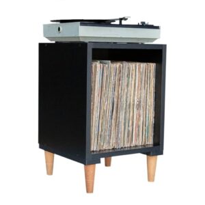 Nicho Rack Para Discos De Vinil (Preto) (Equipamentos)