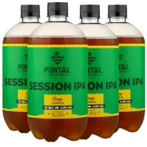 Growler 1l Session Ipa Pontal - Kit 4un (Cervejas)