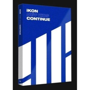 iKON - [New Kids Continue] Álbum azul Ver CD + Fotolivro 88p + 1p cartão postal sanfonado + 1p cartão fotográfico K-POP selado (CDs)