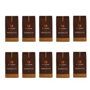 Kit 10 Café Gourmet Torrado E Moído Moderato Notas de Avelã e Caramelo 250G - Appassionato (Café)