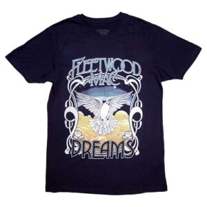 Camiseta masculina Fleetwood Mac Dreams azul marinho, Azul marinho, G (CDs)
