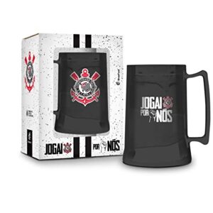 Caneca Térmica com Gel Congelante Chopp Corinthians Timão Oficial 300ml Brasfoot (Cervejas)