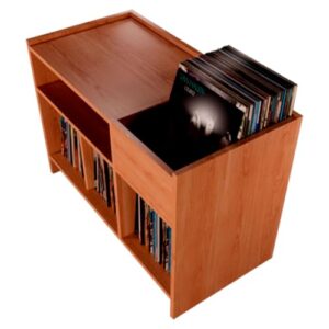 Novo Estante Rack Para Discos De Vinil e Aparelhos Getup (Freijó Puro) (Equipamentos)