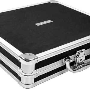 Vaultz Fichário de mídia com trava, capacidade para 128 CD com trava de chave (VZ01045) (CDs)