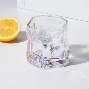 Copos de uísque elegantes, copos de vidro de 200 ml, copos de pedras para bar para uísque, bourbon, bebidas alcoólicas e coquetéis, presentes para homens (Bebidas)