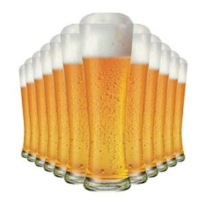 Ruvolo, Jogo de Copo Weiss Polite G, Copo de Vidro para Cerveja 12 pcs, 685ml (Cervejas)