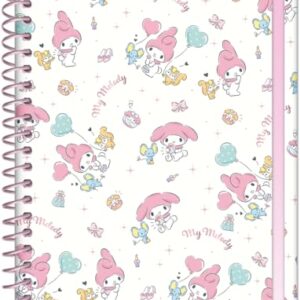 Jandaia - Planner Espiral 175X242mm CD 160Pgs My Melody Vários Personagens 2026 FSC (CDs)