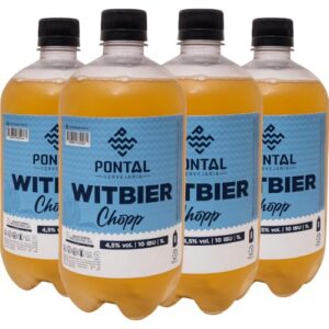Growler 1l Witbier Pontal - Kit 4un (Cervejas)