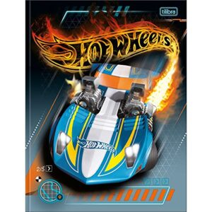 Caderno Broch Cd 80 Folhas, Hot Wheels, 21 mm, Tilibra, Multicolor, 308722 (CDs)