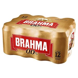Pack Cerveja Brahma Zero, 350ml, Lata - Com 12 unidades (Cervejas)