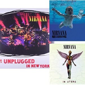 Nevermind - In Utero - MTV Unplugged - Nirvana 3 Vinyl LP Bundling - 180 gram incl. MP3 Download - Nirvana (Discos de Vinil)