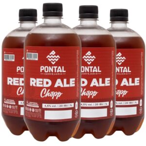 Growler 1l Red Ale Pontal - Kit 4un (Cervejas)