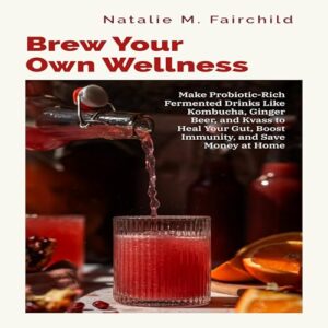 Brew Your Own Wellness: Make Probiotic-Rich Fermented Drinks Like Kombucha, Ginger Beer, and Kvass to Heal Your Gut, Boost Immunity, and Save Money at Home - Natalie M. Fairchild (Cervejas)