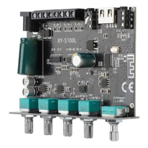Hztyyier Placa Receptora de áudio 5.0 2.1 Canais Com Efeitos Sonoros Impressionantes para Uma Experiência Musical de Qualidade Nítida, para de áudio Doméstico (Equipamentos)