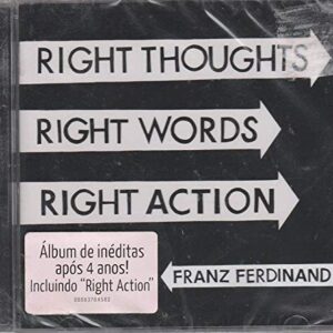 Franz Ferdinand Cd Right Thoughts Right Words Right Action 2013 - Franz Ferdinand - Cd Right Thou (CDs)