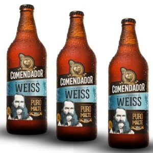 Cerveja Comendador WEISS (Trigo) 600ml - 3 unidades (Cervejas)