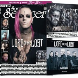 Sonic Seducer 07-08/2021: + 2CDs: Lord Of The Lost mit exkl. 4-Track CD + Blutengel + Nightwish + Powerwolf + Mono Inc. + Erasure + Within Temptation + Paradise Lost + 17 Track CD - Sonic Seducer (CDs)