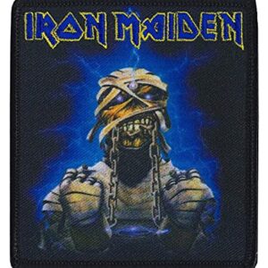 C&D Visionary Patch Relâmpago da Múmia Iron Maiden, preto, azul (CDs)
