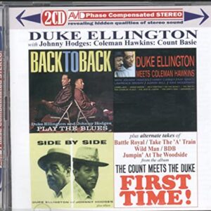 Plus-Back to Back / Side By Side / Duke Meets - Duke Ellington/Johnny Hodges/Coleman Hawkins/Count Basie (CDs)