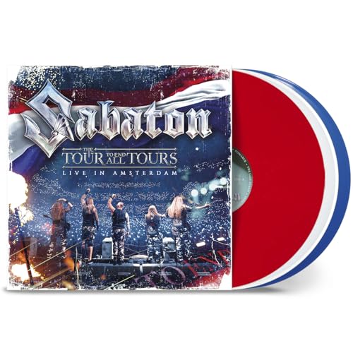 The Tour To End All Tours - Live in Amsterdam (solid red / solid white / solid blue in Trifold) - Sabaton (Discos de Vinil)