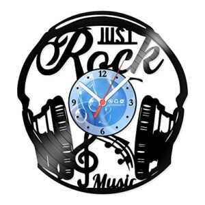 Relógio De Parede Disco Vinil Música - Apenas Rock - VMU-046 (Discos de Vinil)