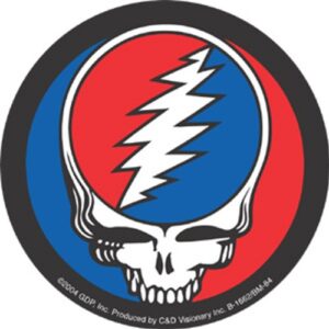 Licenses Products Ímã de botão Grateful Dead Steal Your Face, 7,6 cm (3") (CDs)