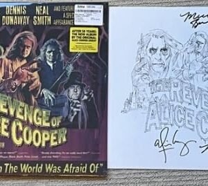 The Revenge Of Alice Cooper Signed Insert Vinyl - Alice Cooper (Discos de Vinil)