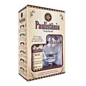 Kit Cerveja Paulistânia Marco Zero 1 Garrafa 500ml + Taça (Cervejas)
