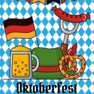 German Oktoberfest Notebook: An Oktoberfest Handy Sized 6x9 120 Page Lined Journal with a German-Themed Cover that Makes Great Gift For Men or Women - Publishing, Pine Point (Cervejas)