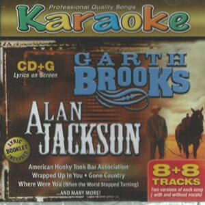 Karaoke Bay Garth Brooks & Alan Jackson 8x8 Multiplex CDG (CDs)