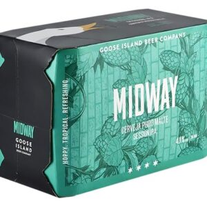 Pack de Goose Island Midway LT Sleek 350ml, 8 Unidades (Cervejas)