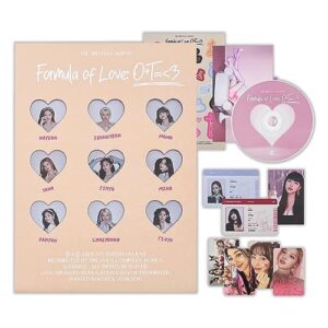 TWICE - THE 3RD ALBUM [Formula of Love: O+T=< 3] (Full of Love Ver.) Photobook + CD-R + Index Photo Paper + Scientist ID Cards + D.I.Y Sticker + Break Scratch Card + Photocard + 2 Pin Button Badges - TWICE (CDs)