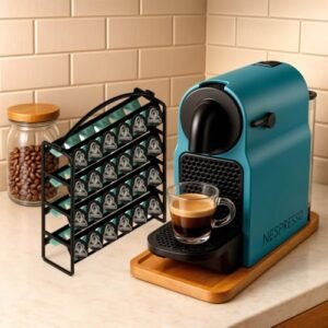 Suporte Porta 48 Cápsulas Cafe Nespresso (Preto) (Café)