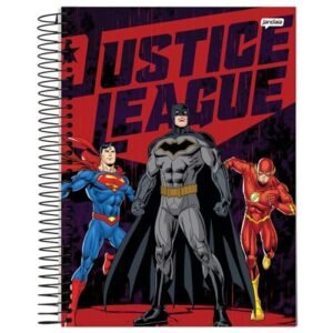 CADERNO ESPIRAL 1/4 CD 80FLS LIGA DA JUSTICA FSC - JANDAIA - 69180-24 - JANDAIA (CDs)
