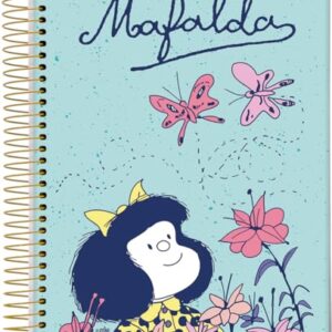 Jandaia - Caderno Espiral Universitário CD 1 Matéria 80 Fls Mafalda Borboletas FSC (CDs)