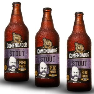 Cerveja Comendador Stout 600ml - 3 unidades (Cervejas)