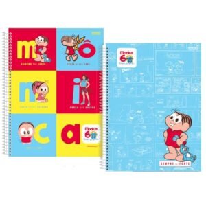 CADERNO COL 1M CD B/A 80F MONICA - SAO DOMINGOS - 10308 - SAO DOMINGOS (CDs)