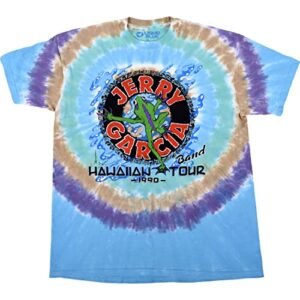 Liquid Blue Jerry Jgb 1990 Garcia Band Hawaiian Tour masculino, Tie Dye, P (CDs)