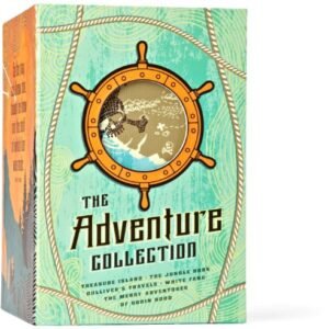 The Adventure Collection: Gulliver's Travels, White Fang, the Jungle Book, the Adventures of Robin Hood, Treasure Island: Treasure Island, The Jungle ... Fang, The Merry Adventures of Robin Hood - Swift, Jonathan (CDs)